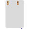 Whiteboard papierhaak Legamaster WOODEN, magnetisch, 2 stuks, B 70 x D 20 x H 170 mm, beukenhout, gelakt